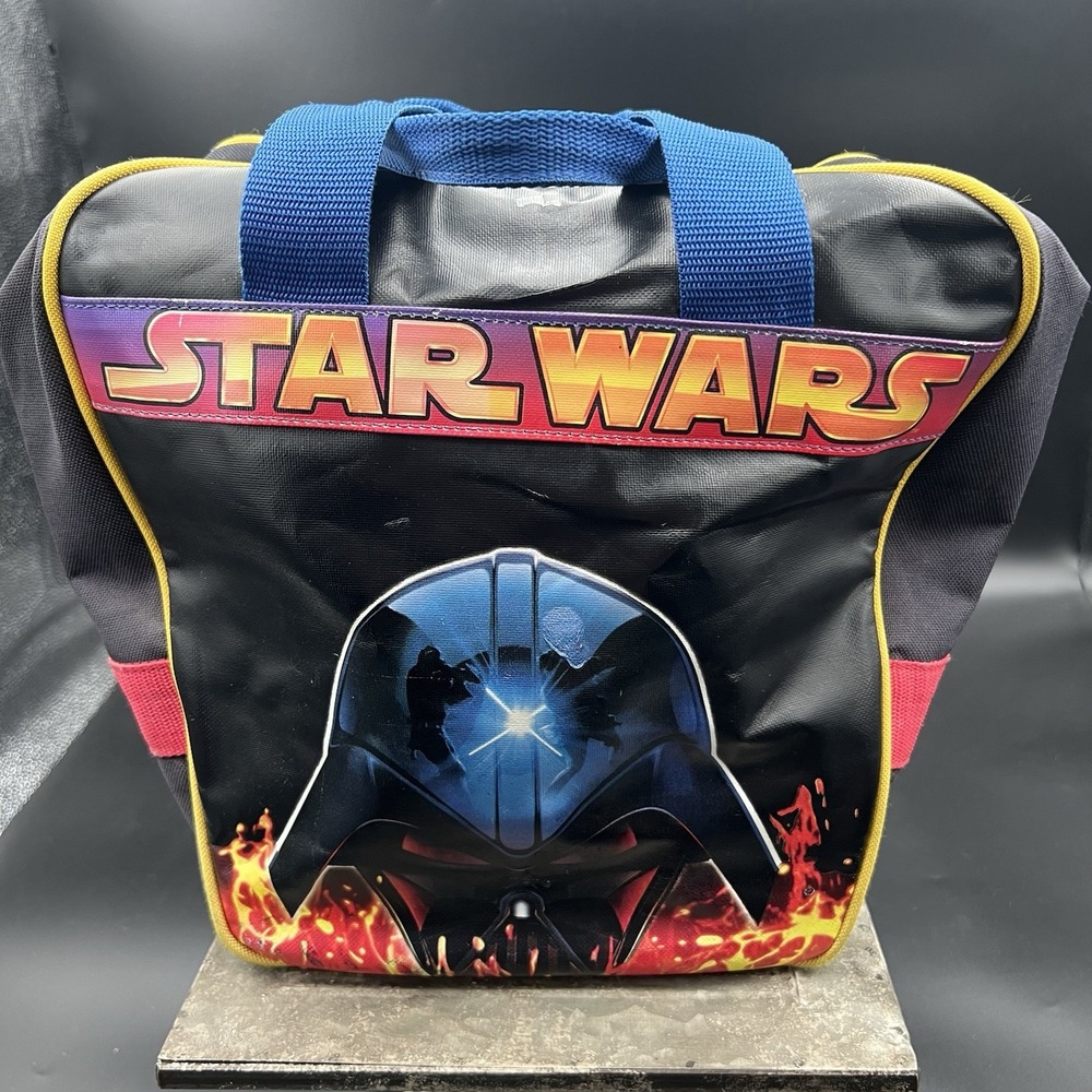 Viz-A-Ball Brunswick Star Wars Bowling Ball with bag 7lbs 4oz Yoda StarTroopers